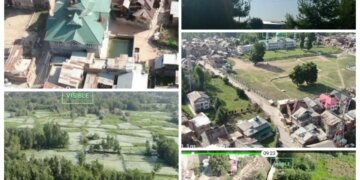 سرینگر پولیس نے انچار اور اس سے ملحقہ علاقوں کی نگرانی کے لیے ڈرون استعمال کیا