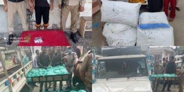 بڈگام اور بانڈی پورہ میں چار منشیات فروش گرفتار، ممنوعہ مادہ ضبط