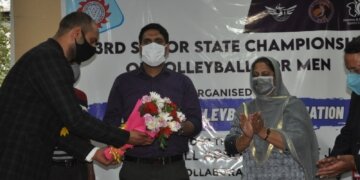 جموں کشمیر 33ویں والی بال چمپین شپ اختتام پذیر