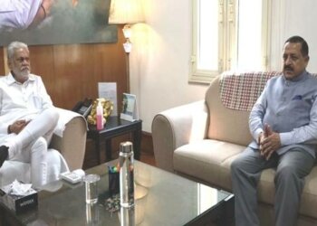 ڈاکٹر جتندر سنگھ نے وزیر مملکت برائے فشریز انمل ہسبنڈری سے ملاقات