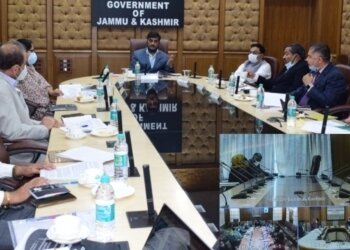 چیف سیکرٹری نے آیوشمان بھارت کی چوتھی گورننگ کونسل میٹنگ کی صدارت کی