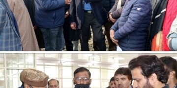مرکزی ایڈیشنل سیکرٹری زراعت کا ٹنگمرگ علاقوں کا دورہ