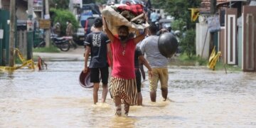 ملک اور سری لنکا میں شدید بارشوں سے 41 افراد ہلاک