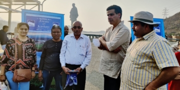 جموں وکشمیر سیاحت کا سٹیچو آف یونٹی پر تشہیر ی مہم کا اِنعقاد اور ایک ہیر ٹیج واک میں حصہ لیا