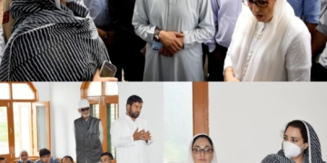 وقف بورڈ چیرپرسن نے بابا پیام الدین ریشی ؒ کا دورہ کیا
