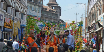پورے ملک کے ساتھ ساتھ جموں کشمیر میں بھی جنم اشٹمی کا تہوار منایا گیا