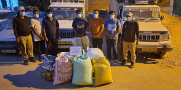 بڈگام میں05 منشیات فروش گرفتار ، 112 کلو گرام خشخاش پوست برآمد ،03 گاڑیاں ضبط