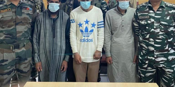 پولیس نے ہندواڑہ میں تین جنگجووں کو گرفتار کرنے کا دعویٰ کیا