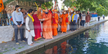 چھڑی مبارک مٹن پہنچی ، ہندوبرادری نے کیا شاندار استقبال