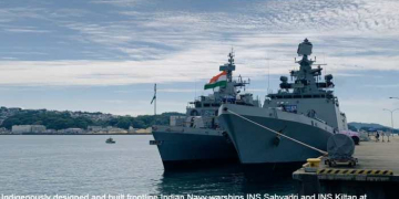 ہندوستانی بحریہ مالابار22 مشق کیلئے جاپان پہنچ گیا