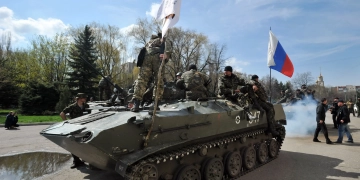 روس کے مقبوضہ علاقے میں دوبارہ یوکرین کا جھنڈا لہرانے کا دعویٰ