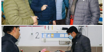 ضلع ترقیاتی کمشنر سری نگر نے رات گئے شہر کے ہسپتالوں کا معائینہ کیا