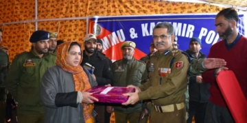 بارہمولہ کپواڑہ میں پولیس شہداء کے اہل خانہ کیلئے سہولت کا انتظام