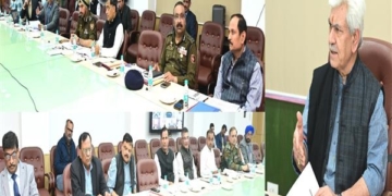 لیفٹیننٹ گورنر نے جموں و کشمیر  میں روڈ سیفٹی کا جائزہ لینے کے لیے اعلیٰ سطحی میٹنگ کی صدارت کی