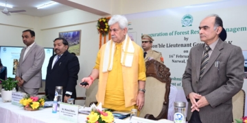 لیفٹیننٹ گور نر جموںمیں فارسٹ ریسورس مینجمنٹ سینٹر کا اِفتتاح کیا