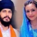 امرت پال سنگھ کی بیوی کو امرتسر ہوائی اڈے پر پوچھ گچھ کے لیے حراست میں لی گئی