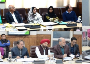 چیف سیکریٹری نے نیشنل ہیلتھ مشن کی گورننگ باڈی میٹنگ کی صدارت کی