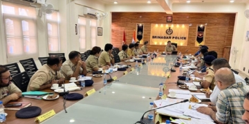 یوم آزادی کے حوالے سے حفاظتی اقدامات ڈی آئی جی وسطی کشمیر نے اعلیٰ سطحی میٹنگ میں جائزہ لیا