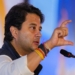 ہماری کوشش چاند پر بھی ترنگا لہرانے کی ہے۔سندھیا