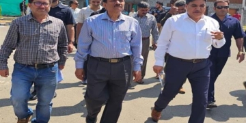 مشیر بھٹناگر نے کوکرناگ کا دورہ کیا، فش فارمنگ پروجیکٹ کا معائنہ کیا