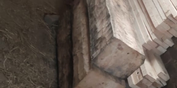 بڈگام میں پولیس نے لاکھوں مالیت کی غیر قانونی لکڑی ضبط 