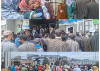 ڈسٹرکٹ اسپتال کولگام میں ٹکٹ کاو ¿نٹر پر لمبی قطاریں، مریضوں کو پریشانی