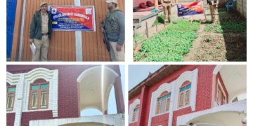 جموں و کشمیر پولیس نے بارہمولہ میں منشیات فروش کی 50 لاکھ روپے کی غیر قانونی جائیداد ضبطکی