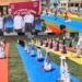 کھیل سرگرمیوں کو جاری رکھتے ہوۓ زون ناربل نے کیا یوگا منعقد