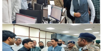 ڈویژنل کمشنر نے انٹیگریٹڈ کنٹرول اینڈ کمانڈ سنٹر، ایچ ایم ٹی سری نگر کا دورہ کیا