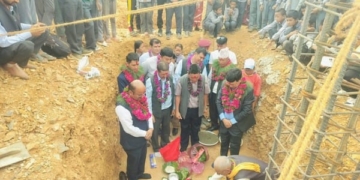 ہندوستان نے نیپال کے پیوتھن میں اسکول اور ہاسٹل کی عمارتوں کا سنگ بنیاد رکھا
