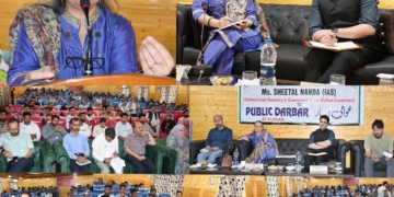 شیتل نندا نے کولگام کا دورہ کر کے عوامی دربار کا اِنعقاد کیا