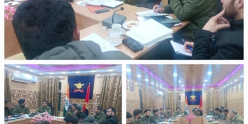 : ایس ایس پی ہندواڑہ نے جرائم/سیکیورٹی جائزہ اجلاس کی صدارت کی