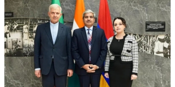 ہندوستان، ایران اور آرمینیا نے دہلی میں دوسری سہ فریقی مشاورت کی