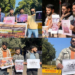 جموں و کشمیر کے طلباء کا  ریزرویشن پالیسی کے خلاف دہلی میں احتجاج