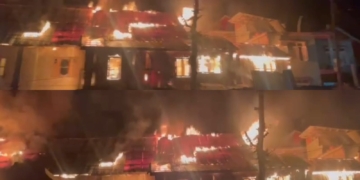 پانیواہ کولگام گاؤں میں آگ لگنے سے تین رہائشی مکانات جل کر خاکستر