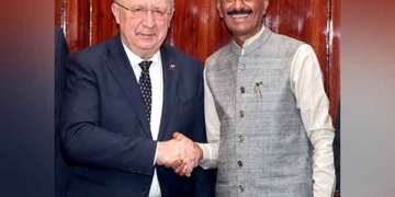 وزیر مملکت برائے دفاع  نے یوروپی کمیشن کے کمشنر برائے دفاع اور خلا سےنئی دہلی میں ملاقات کی