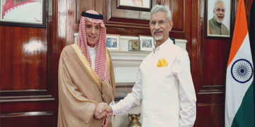  وزیر خارجہ جے شنکر نے سعودی عرب کے وزیر الجوبیر سے ملاقات کی