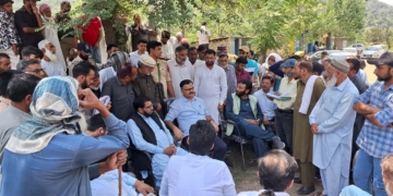 جاوید احمد رانا کا منکوٹ سیکٹر میں ایل او سی دیہات کا دورہ