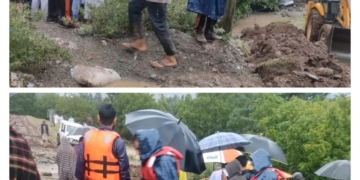 کشتواڑ میں بادل پھٹنے سے سیلابی ریلے نے تباہی مچادی