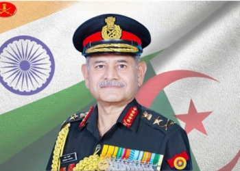 فوج کے سربراہ جنرل اُپیندر دویدی الجزائر کے سرکاری دورے پر روانہ
