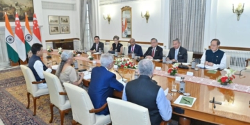 دہلی میں ہندوستان۔ن سنگا پور وزارتی گول میز کانفرنس کا انعقاد