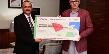 ہائی کورٹ کی جانب سے چیف منسٹر ریلیف فنڈ کو 54,40,500روپے کا عطیہ