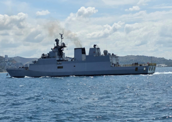 ہندوستانی بحریہ کے جنگی جہاز نے پاپوا نیو گنی کےپورٹ مورسبی کا دورہ کیا